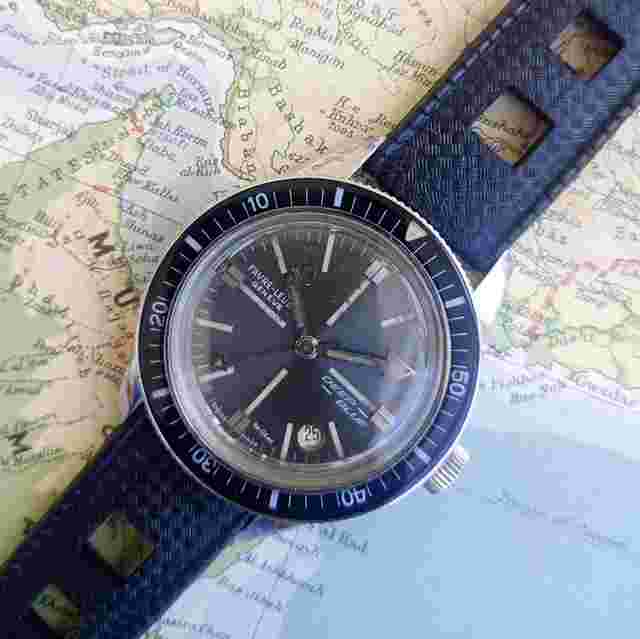 Favre-Leuba vintage diver Deep Blue