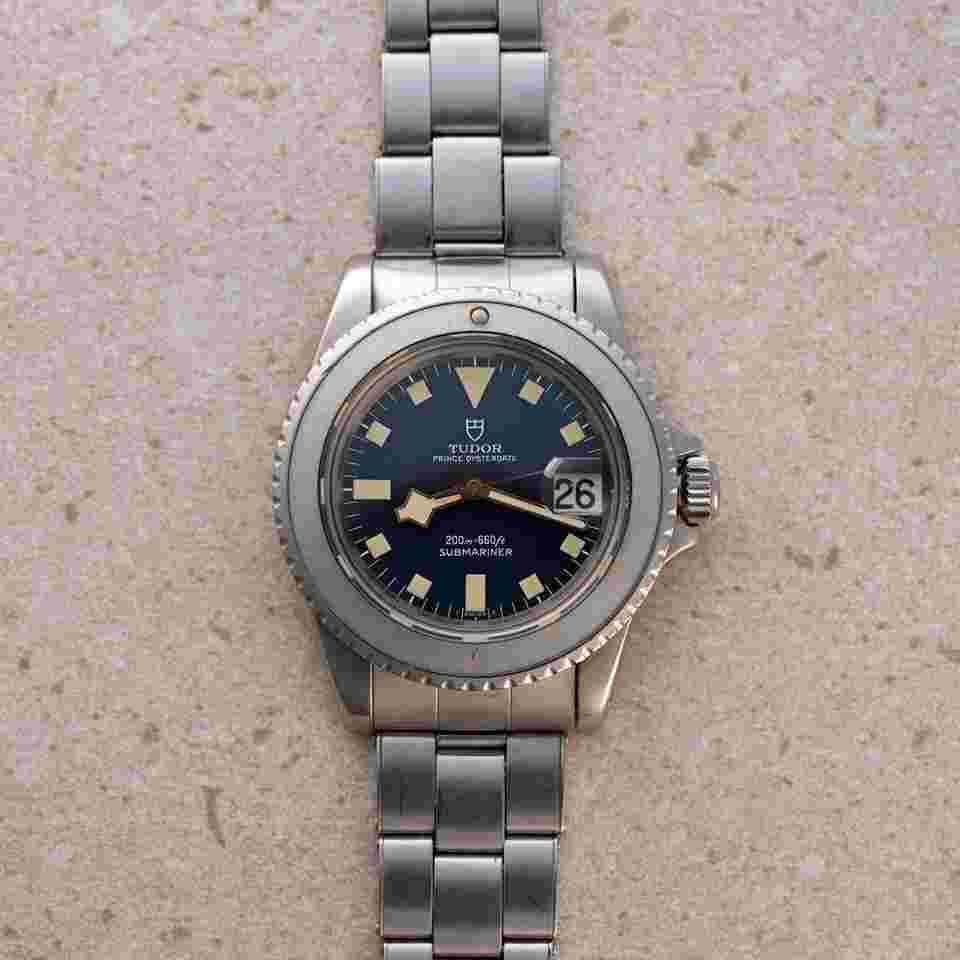 Tudor Submariner 1978 Submariner Snowflake Blue Dial Unpolished & Serviced Perfect Patina