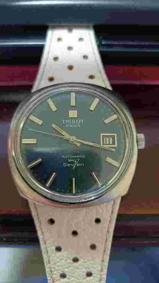 Tissot seven automatico tool 107 Tissot Seven automatico Tissot Seven quadrante Blue soleil