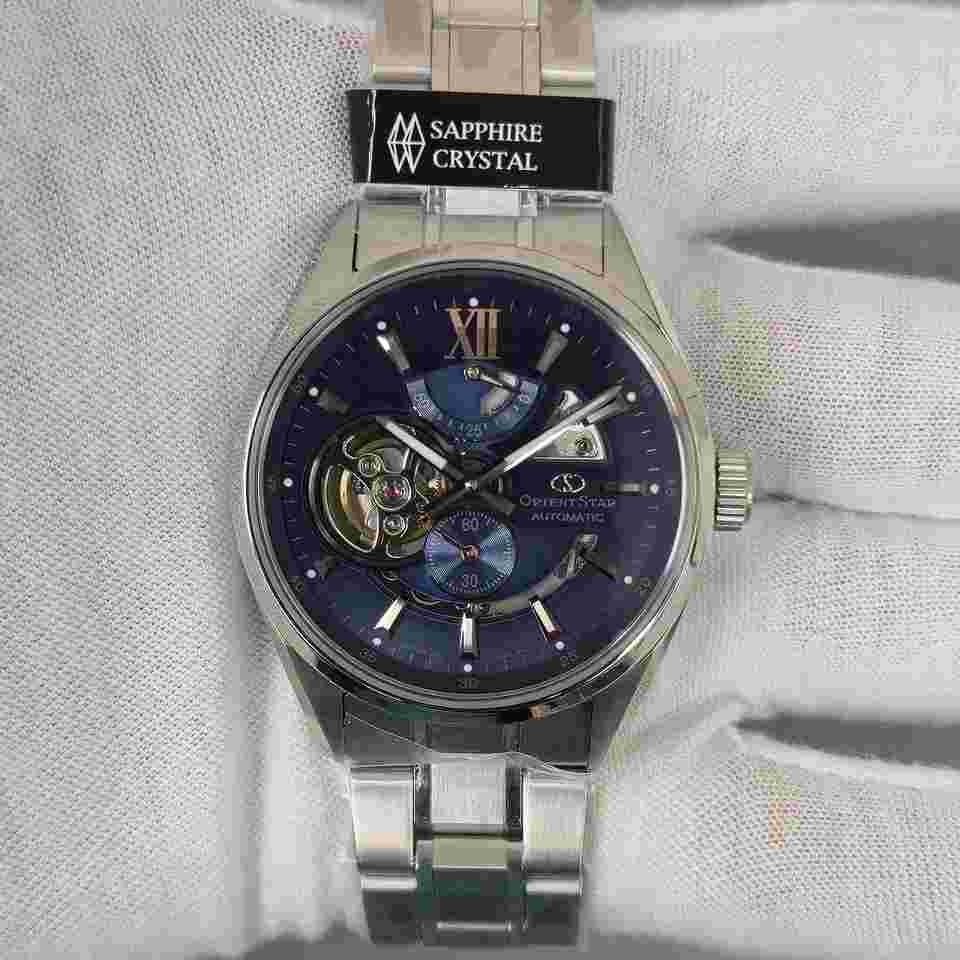 Orient Star RE-AV0132L Automatic Open Heart Limited Edition (1000PCS) Blue Dial 41 mm Watch Brand New Full Set Men's Watch