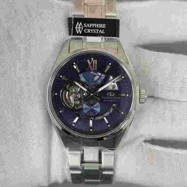Orient Star RE-AV0132L Automatic Open Heart Limited Edition (1000PCS) Blue Dial 41 mm Watch Brand New Full Set Men's Watch 