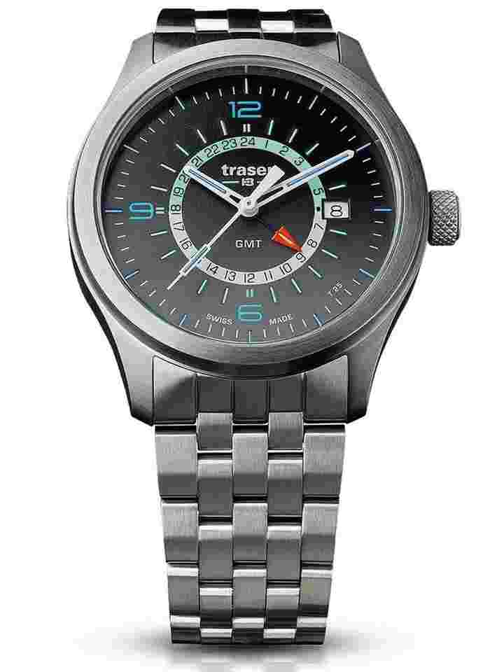 Traser H3 107232 P59 Aurora GMT Herrenuhr 42mm 10ATM