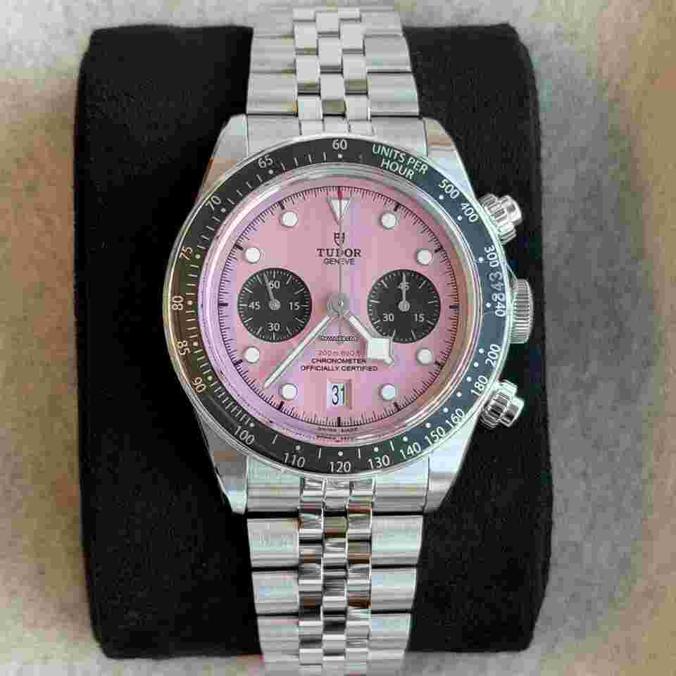 Tudor Black Bay Chrono Pink 2026 - Like New - Full Set Tudor Black Bay Pink