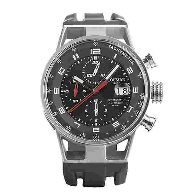 Locman Montecristo Italy Herrenuhr Montecristo Chrono grau Automatik aus Titanium / Stahl Ref. 0516A07S