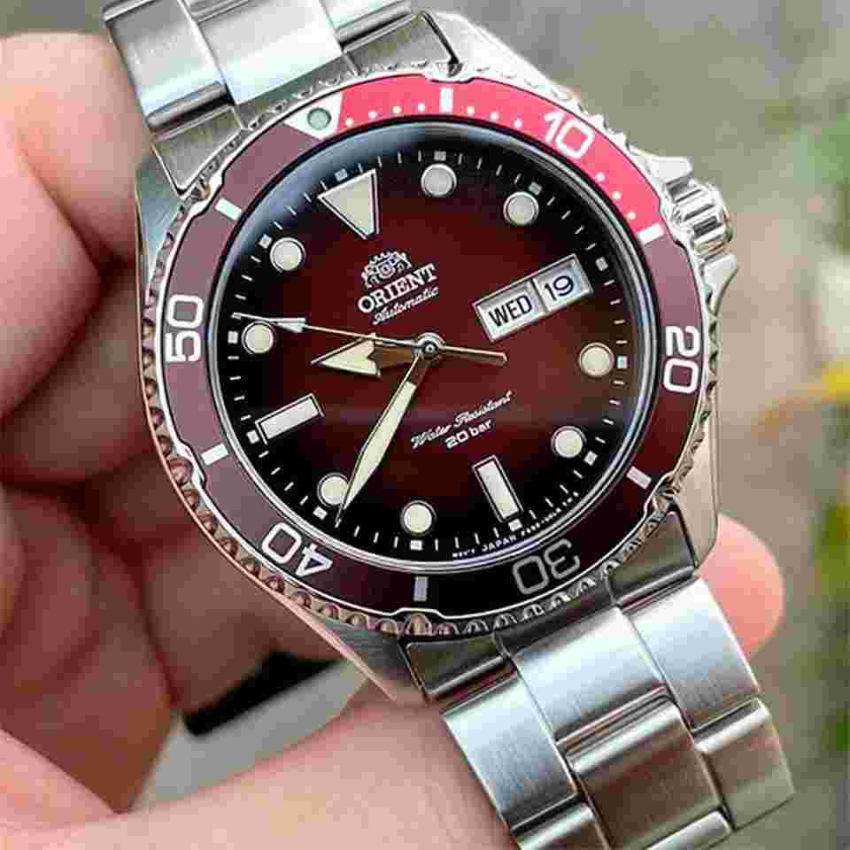 Orient Mako Sports Mako Divers Day-Date Stainless Steel Automatic RA-AA0814R 200M Men's Watch Full Set Brand New Watch 