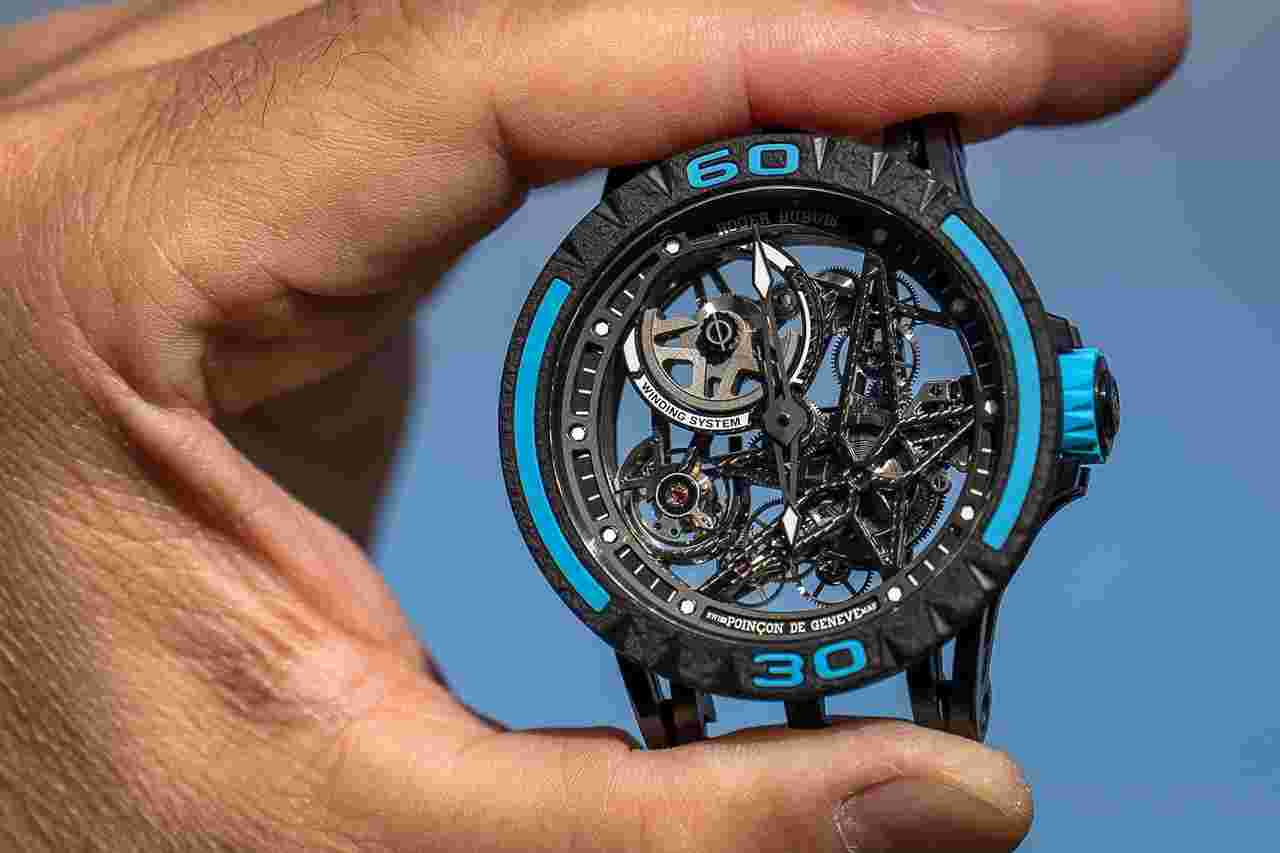 Roger Dubuis Excalibur Spider Pirelli Roger Dubuis Excalibur Pirelli with blue kit