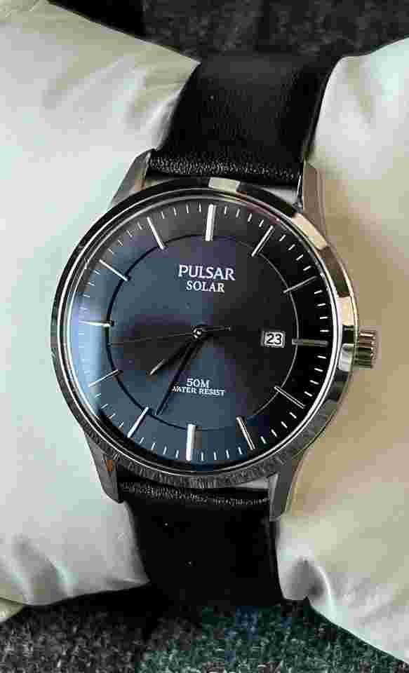 Pulsar Gent Solar PX3 163 - elegant solar watch