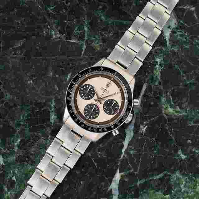 Rolex Daytona 6241 White Exotic Paul Newman Dial Rolex Service - Carlo Pergola Expertise