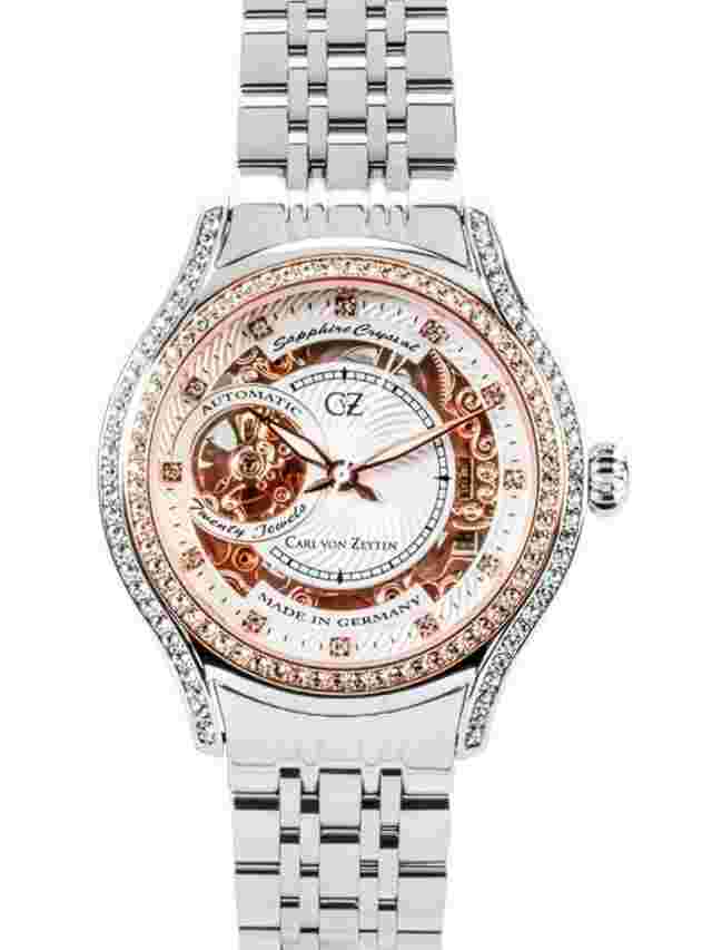 Carl von Zeyten CVZ0069RWMS Damenuhr Seewald Automatik Limited Edition 38mm 5ATM