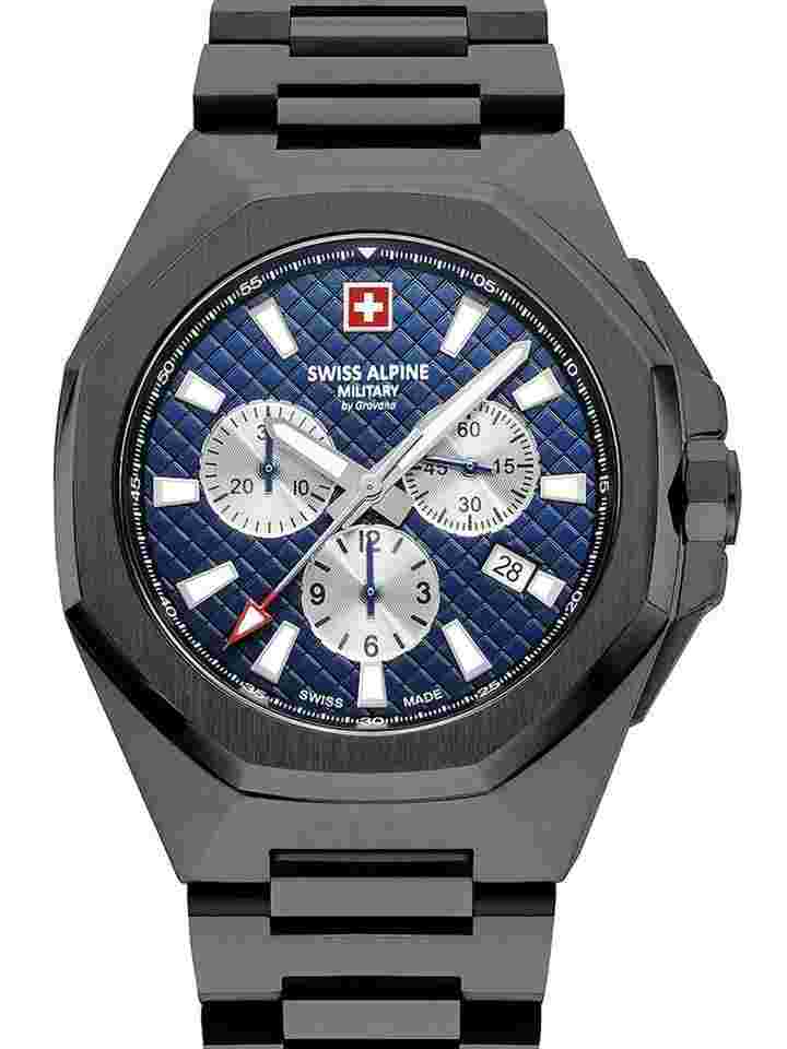Swiss Alpine Military 7005.9175 Typhoon Chronograph Herrenuhr 42mm 10ATM