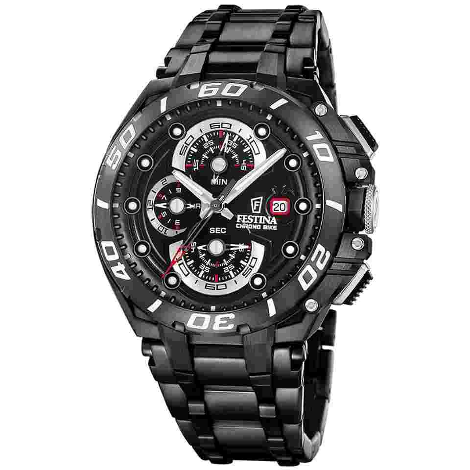 Festina F20756/1 Herrenuhr Chronograph Chrono Bike Special Edition Schwarz