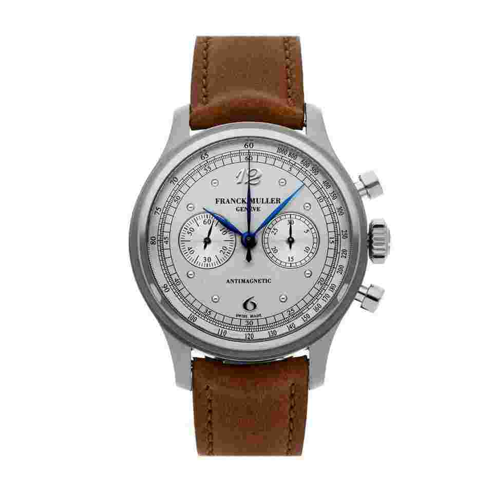Franck Muller Round Collection 2 Counter Chronograph END39CC2BRSILVGR