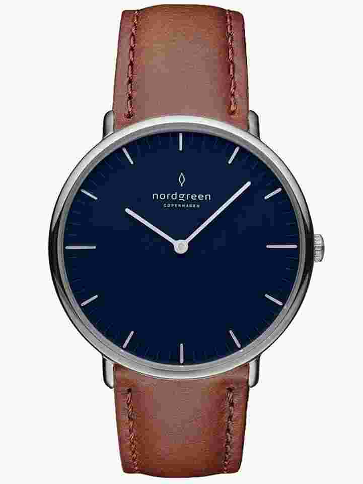 Nordgreen NR40SILEBRNA Herrenuhr Native 40mm 3ATM