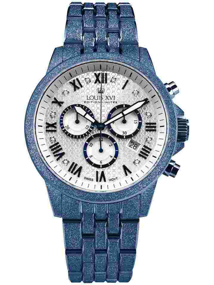 Louis XVI LXVI3681 Herrenuhr Aramis Frosted 2.0 Diamond Chronograph 43mm 5ATM