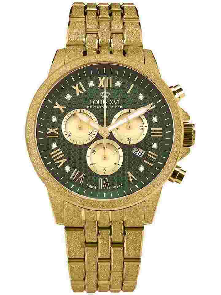 Louis XVI LXVI3601 Herrenuhr Aramis Frosted 2.0 Diamond Chronograph 43mm 5ATM