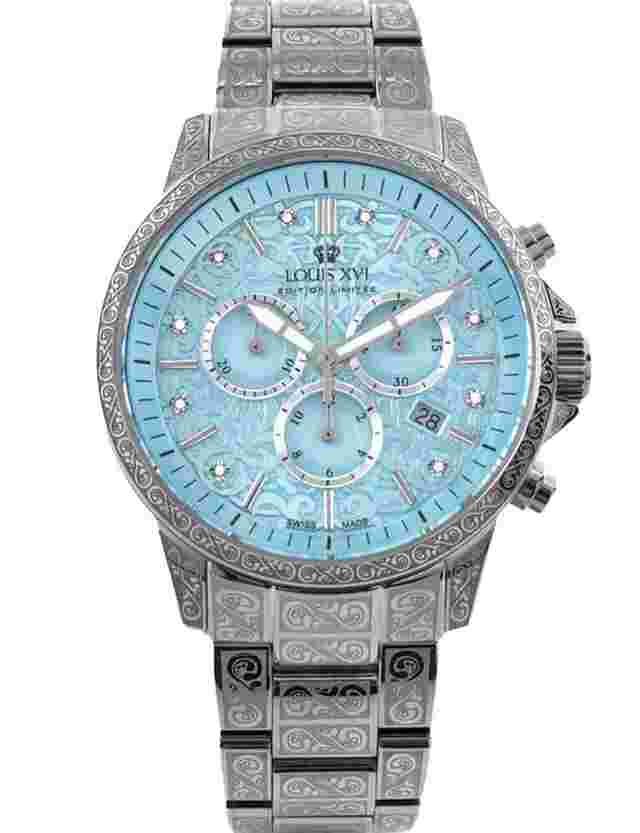 Louis XVI LXVI1823 Herrenuhr Palais Royal 2.0 Chrono Limited Diamant 43mm 5ATM