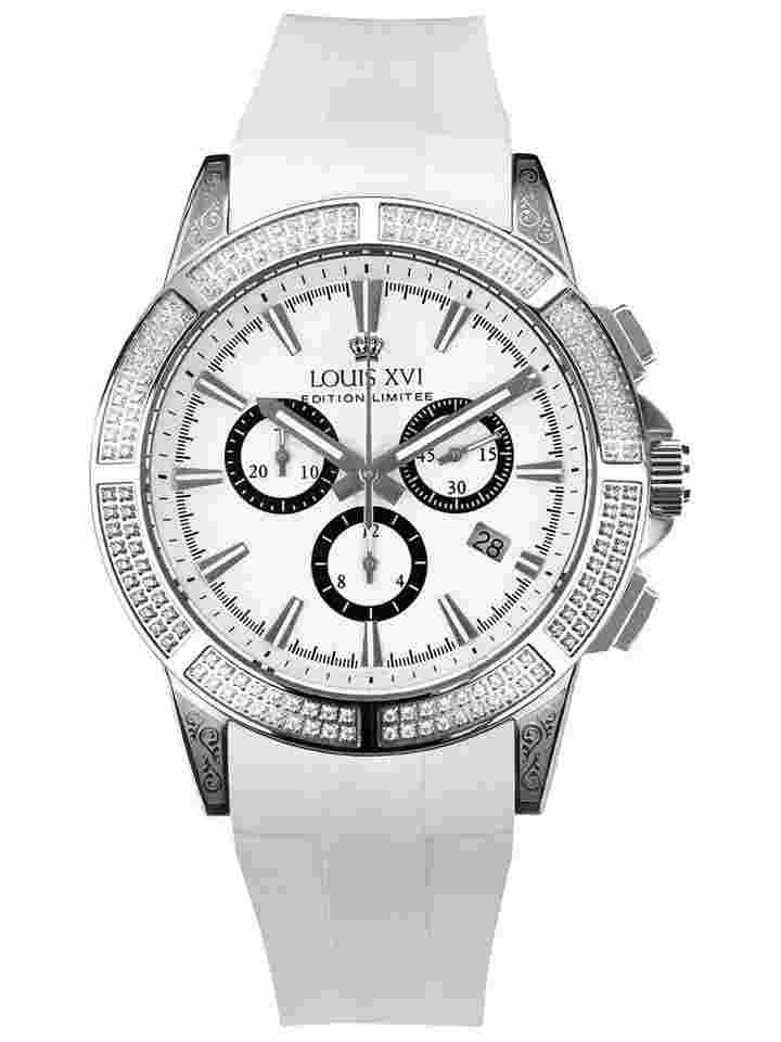 Louis XVI LXVI1137 Herrenuhr Majesté Iced Out Royale Chronograph 43mm 5ATM