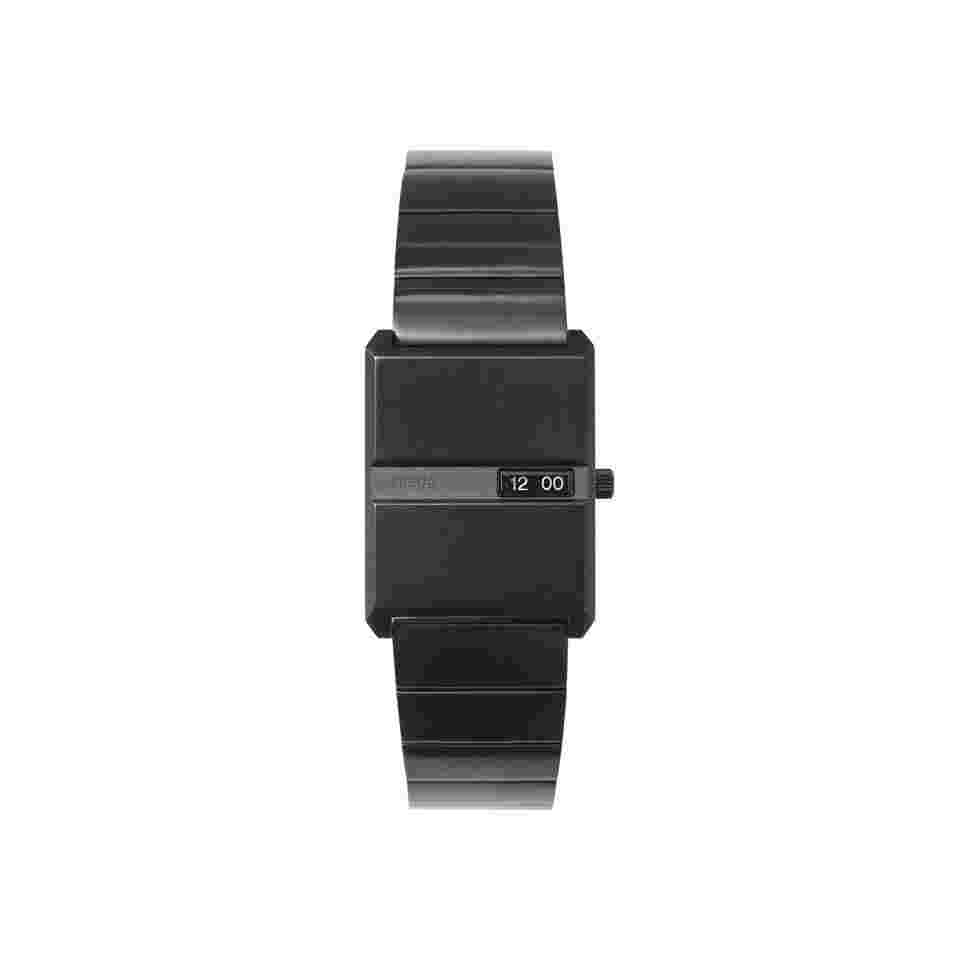 Breda 1750c Pulse Black Plated Stainless Steel and Metal Bracele
