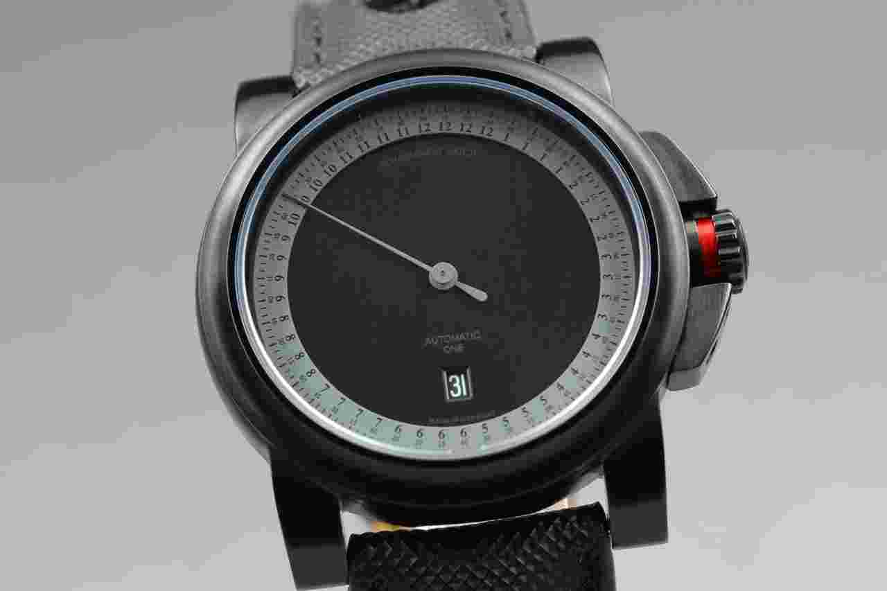 Schaumburg GT ONE-2 PVD Black Date Automatic Made in Germany Watch [ Band Wear ]
