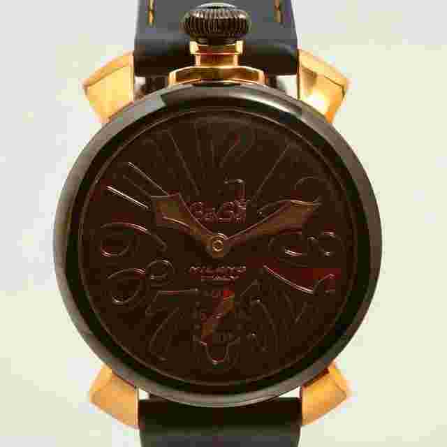 Gaga Milano 5014.02S-BRW Manual winding Steel Fair