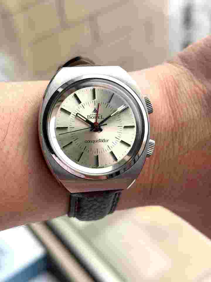 Ernest Borel Conquistador Ernest Borel by Synchron Conquistador alarm watch Cal. 48