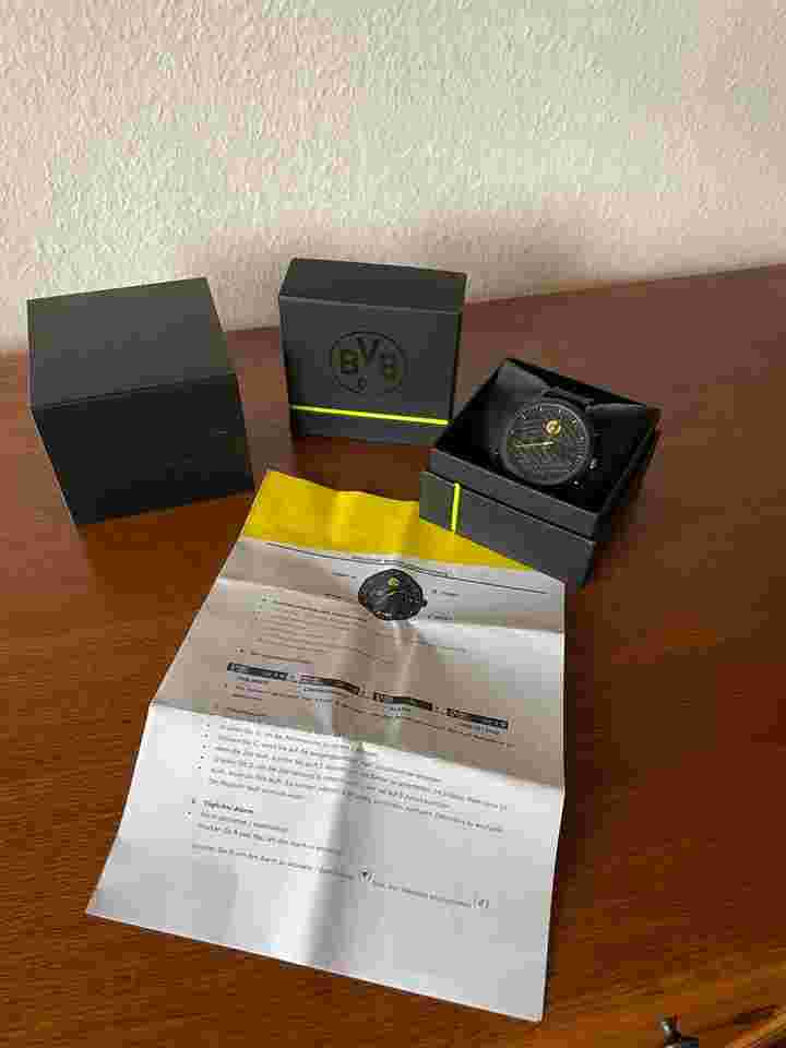 BVB 09 Analog u. Digitaluhr Full Set