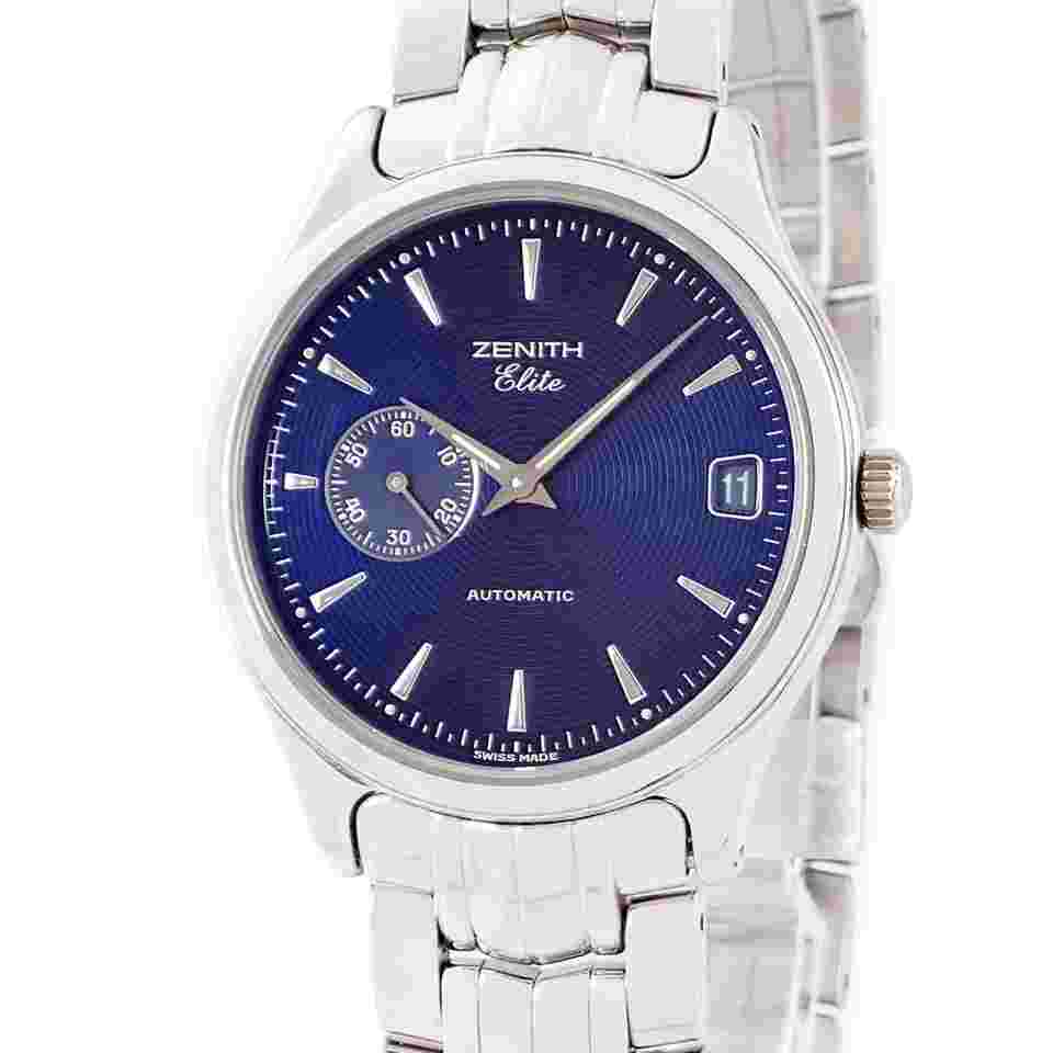 Zenith Elite Watches 02.0040.680/51 Class Elite Date Blue Small Seconds Post-Vintage