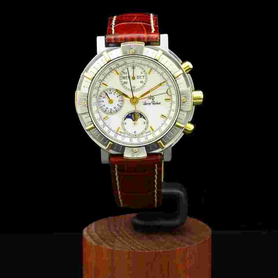 Lucien Rochat Chronograph Triple Date Moonphase 42 mm automatic serviced