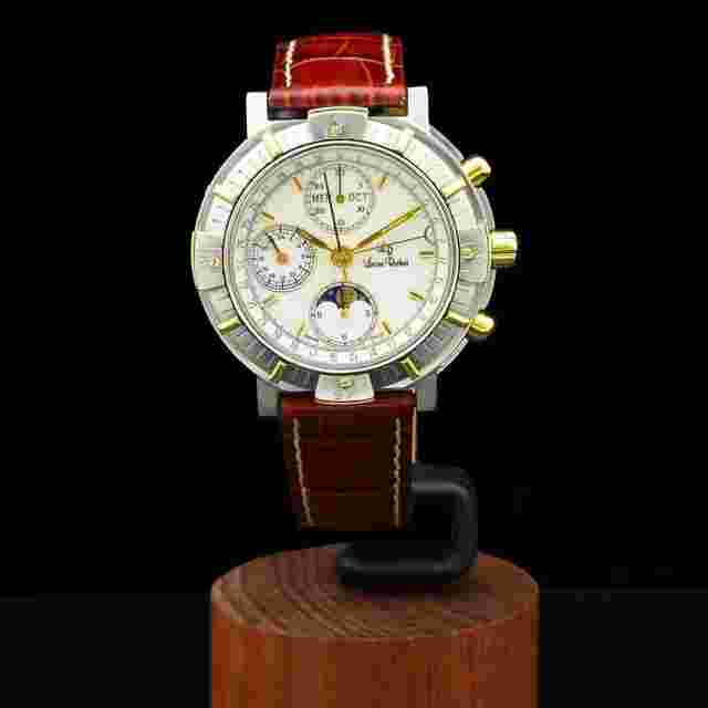 Lucien Rochat Chronograph Triple Date Moonphase 42 mm automatic serviced