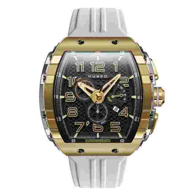 Nubeo Montre Magellan Chronograph Retrograde White Gold NB-6088-06 