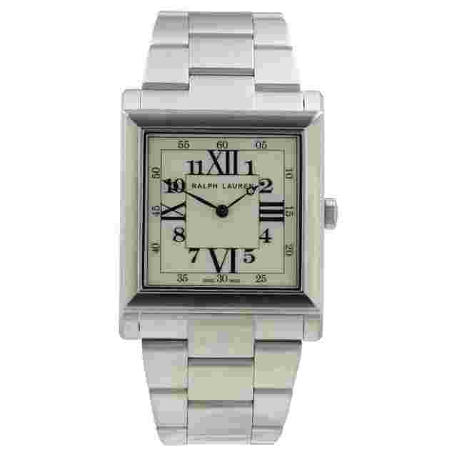 Ralph Lauren NEW Ralph Lauren 867 White Dial Stainless Steel 35mm Automatic Men's Watch