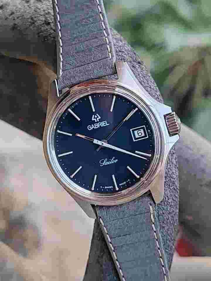 Gabriel Sailor Vintage Swiss Military / Sport Watch 