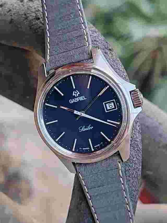Gabriel Sailor Vintage Swiss Military / Sport Watch 