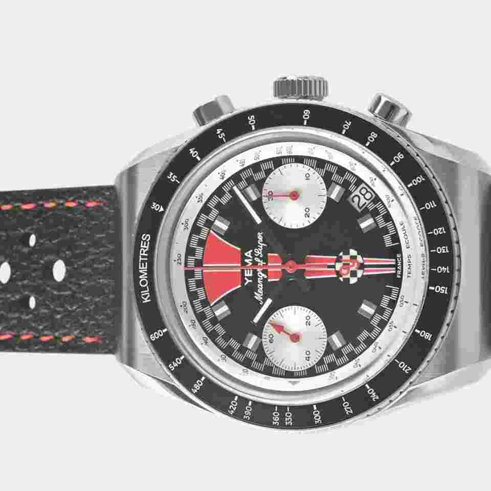 Yema Meengraph Super / Limited / Steel / 39 mm / Box&Papers / YMEAN24JP-AA33LS