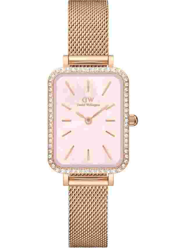 Daniel Wellington DW00100669 Damenuhr Quadro Charm Bezel 26mm 3ATM 