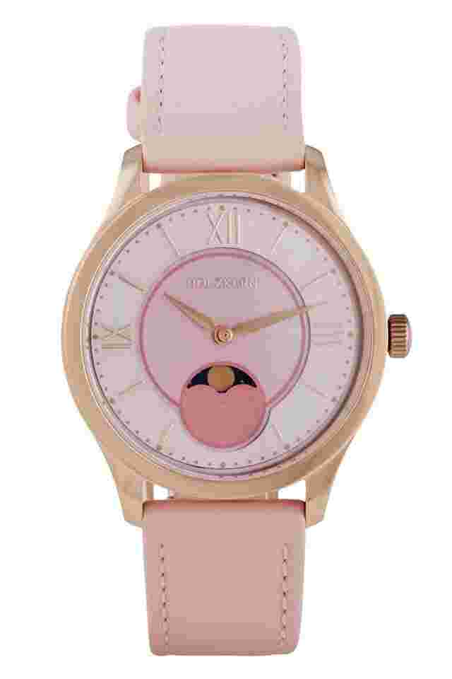 Holzkern Damen-Armbanduhr Moonray Perlmutt/Rosa 