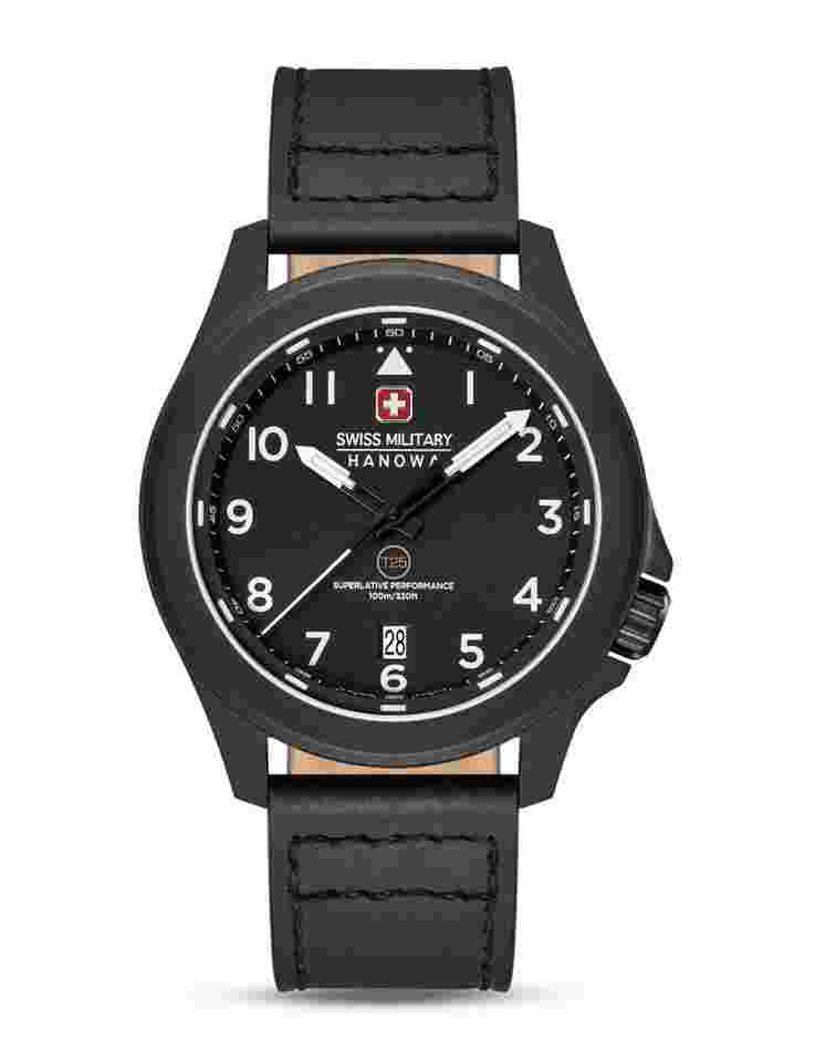 Swiss Military hanowa fieldmaster tritium 42 mm quartz watch smwgb0005241