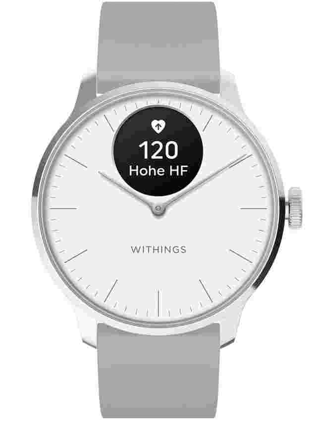 Withings HWA11-model 3-All-Int ScanWatch Light White 37 mm 5ATM 