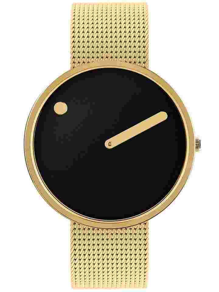 PICTO 43387-0920G Black Unisex 40mm 5ATM