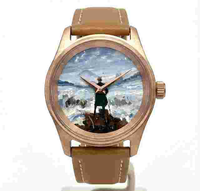 DAIGREMONT Caspar David Friedrich : Le Voyageur contemplant une mer de nuages 