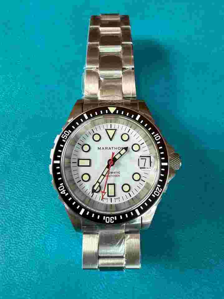 Marathon OSAR-D 36mm OEM Stainless Bracelet + OEM 3-Piece Rubber Strap Kit (NEW)