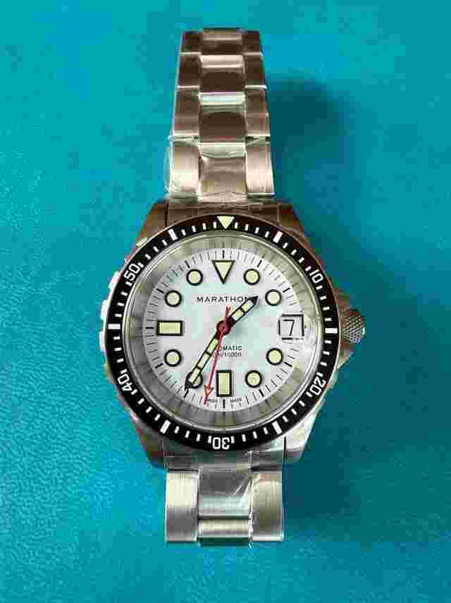 Marathon OSAR-D 36mm OEM Stainless Bracelet + OEM 3-Piece Rubber Strap Kit (NEW) 