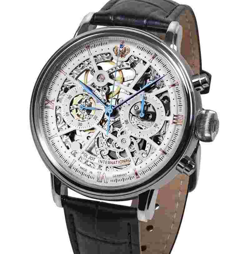 Poljot International Nicolai II Skeleton Limited Edition New Official dealer Warranty Made in Germany
