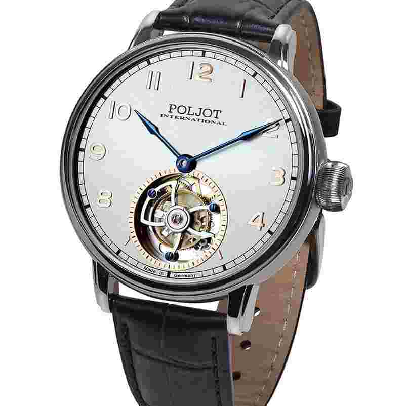 Poljot International Tourbillon 3400.XVIII 'Silver' Limited Edition New Official dealer Warranty Made in Germany