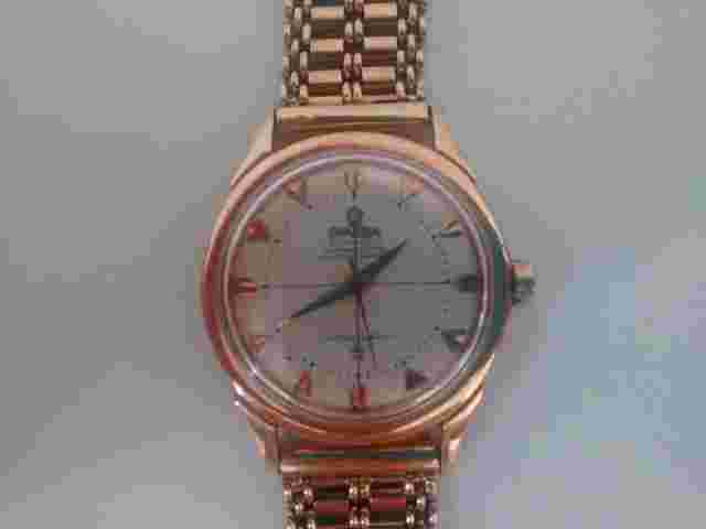 Omega Constellation De luxe Vintage año 1956 caja y brazalete en oro de 18k