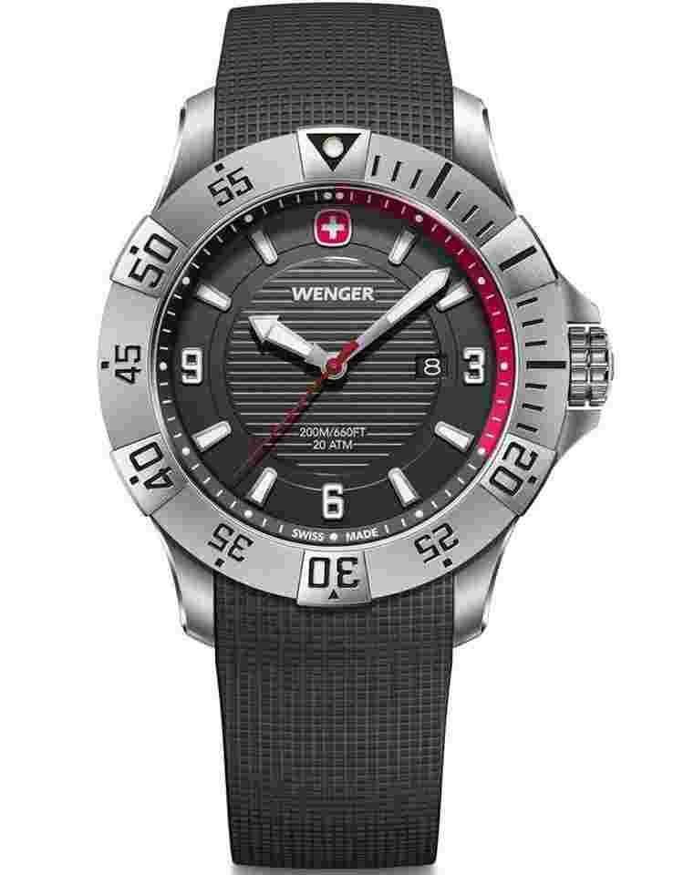 Wenger Sea Force 01.0641.138 Herrenuhr Seaforce 43mm 20ATM