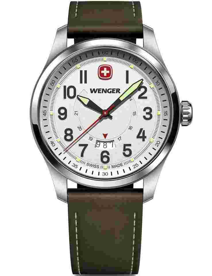 Wenger 01.0541.120 Herrenuhr Terragraph 43mm 10ATM