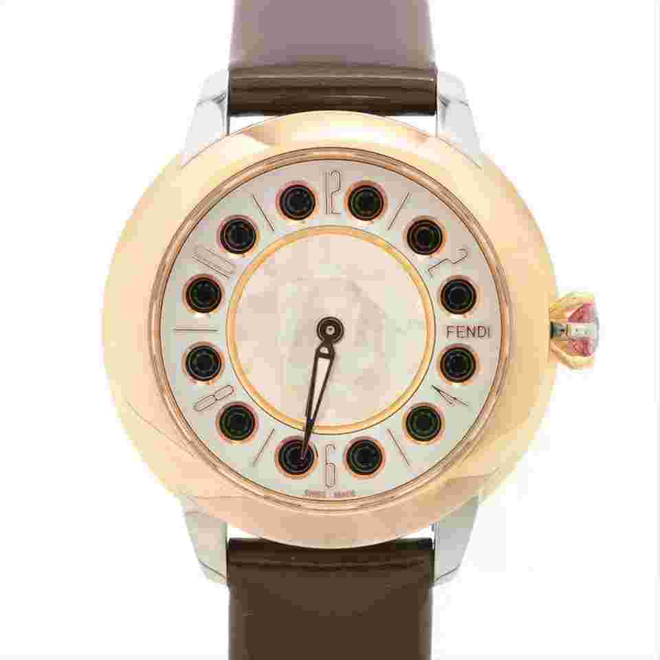 Fendi F139224621T01 Quartz Gold-plated Very good