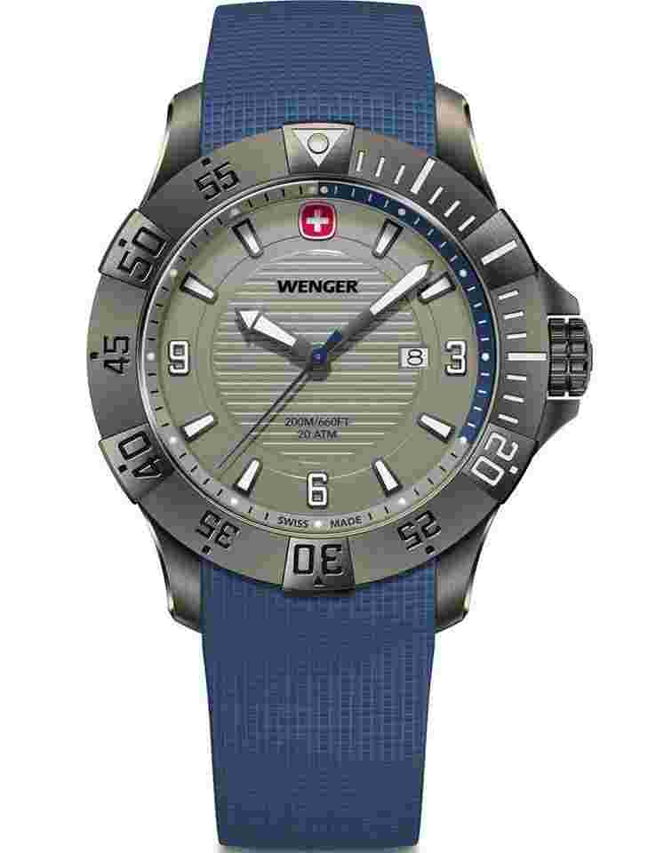 Wenger Sea Force 01.0641.142 Herrenuhr Seaforce 43mm 20ATM