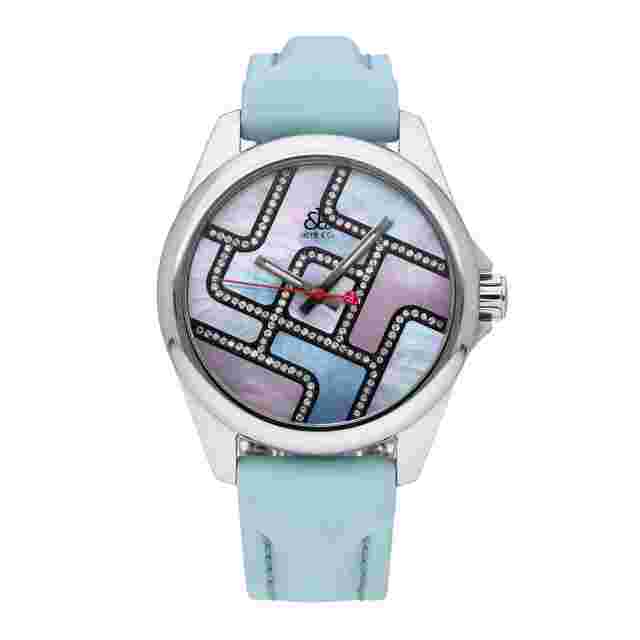 Jacob & Co. . One Time Zone Stainless Steel MOP Dial 40mm Quartz Men Watch JCTZM19